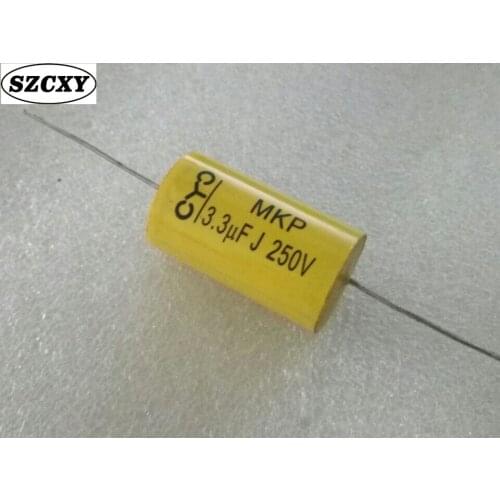10PCS Hot selling ,origina MKP 250V 3.3UF 335J Frequency divided by frequency coupling non-polar axial capacitance