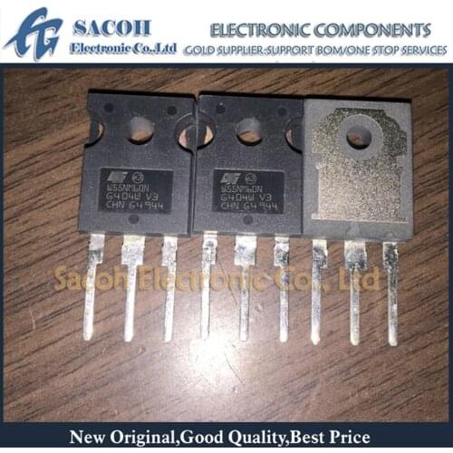 10Pcs STW55NM60ND 55NM60ND or STW55NM60N 55NM60N TO-247 51A 600V N-ch MOSFET Transistor