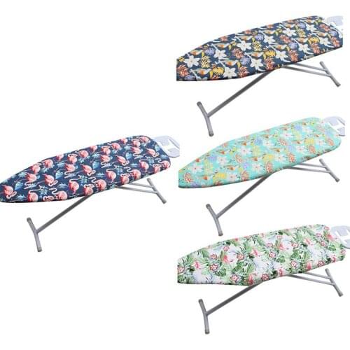 140*50cm Ironing Board Cover Flamingo Printed Cloth Ironing Board Cover Protective Non-slip Colorful Ironing Board Cover
