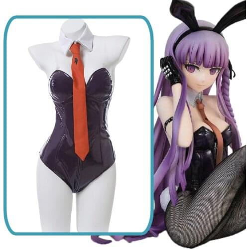 Anime Danganronpa Kirigiri Kyouko Cosplay Costume Bunny Girl Bodysuit Daily Carnival Party Festival Uniform Brand New