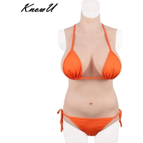 KnowU E Cup Jumpsuit Crossdresser Dragqueen Fake Boobs накладная грудь shemale yapay vajina искусственная вагина pechos silicona