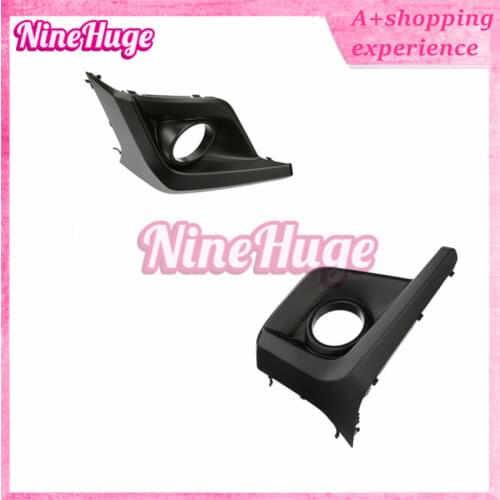 2PCS 57731FL081 57731FL082 For Subaru XV Crosstrek 2018 2019 2020 Front Bumper Fog Lamp Frame Cover Fog Light Trim Bezel Cap