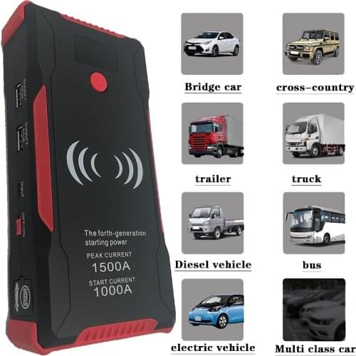 OEING T20 Jump Starter Starting Device 1000/1500A 12V Car Booster Power Bank Battery Auto Portable Emergency Battery Starter