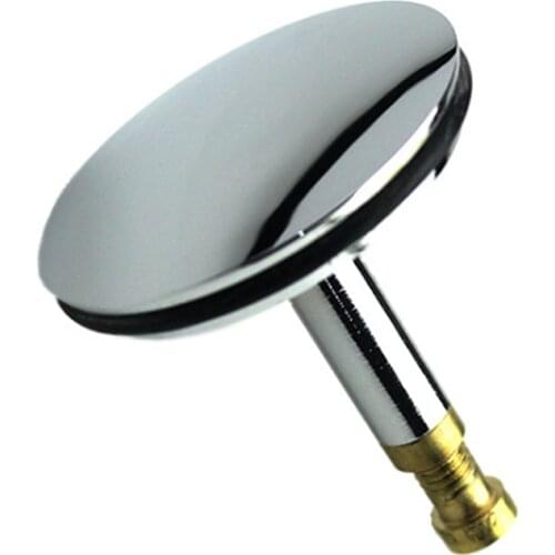 Bathtub Plug Replacement Bath Pop Up Waste Plug Only Flat Seal Brass Bathroom Tub Drain Drainer Strainer Bathroom Accessories