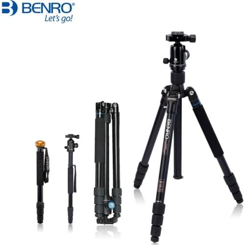 Benro A1682TV1 Tripod Aluminum Tripod Kit Monopod For Camera With V1 Ball Head Carrying Bag Max Loading 14kg DHL Free Shipping
