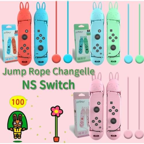 NS Jump Rope Challeng Game Joy-Con Handle Nintend Switch Rope Skipping Jumping Joycon Holder Controller For Nintend Switch