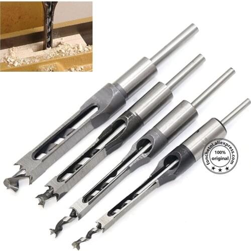 6-30mm-1 set,Square hole bit,square hole drill,mahogany,hardwood,woodworking square drill core,Square machine hole drill