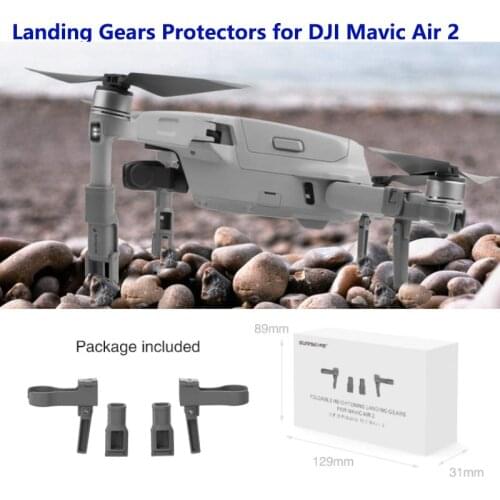 Foldable Support Leg Heightening Landing Gears Protectors for DJI Mavic Air 2 Drone Accessories