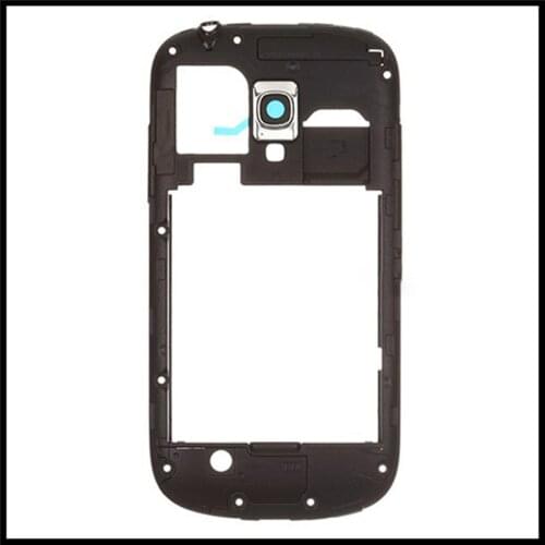 Middle Plate Frame Bezel Housing Replacement For Samsung Galaxy S3 mini GT- i8190 High Quality New White Black Grey 1 Piece