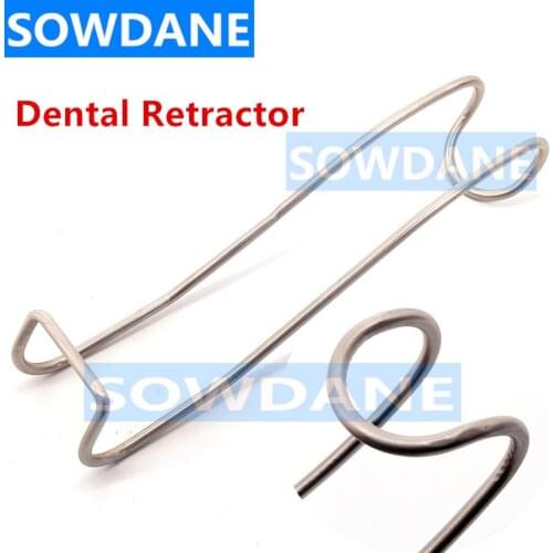 1 piece Dental Lip And Cheek Retractor Mouth Opener Gag Sternberg Retractor Restorative Dental Instrument Double End