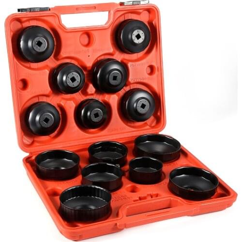 14 Pcs/set Oil Grid Wrench Bowl Oil Filter Wrench Oil Filter Cup Wrench Machine Filter Wrench Set Car Auto Repair Tool HWC