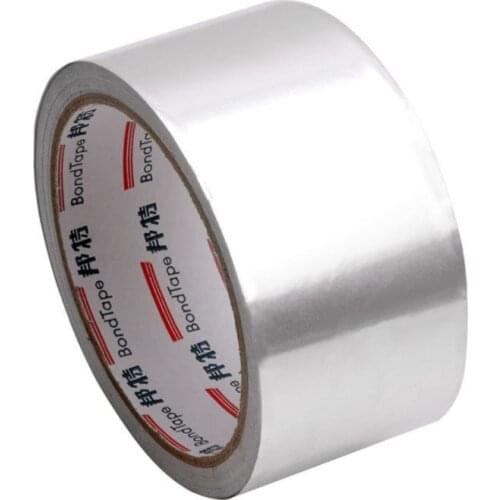 2021 New 50mm 60mm 80mm x 25m 17m Aluminium Foil Self Adhesive Heat Insulation Tape Roll