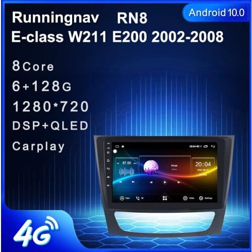 For Mercedes Benz E-class W211 E200 E220 E300 E350 E240 CLS CLASS W209 Android Car Radio Multimedia Video Player Navigation GPS
