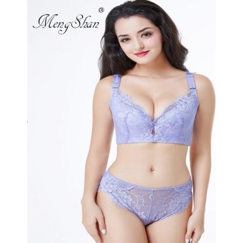 Fat mm280 Jin Bras Thin section large code Lace breathes Gather together Big chest Large cup Breast collection Steel ring girl