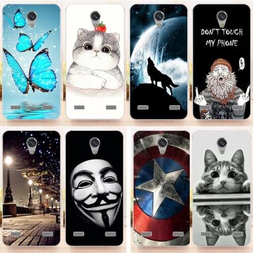 Cartoon Case ZTE A320 Back Fashion FlowerTower Pattern Funda Capa Cover for ZTE Blade A 320 case 5.0 inch