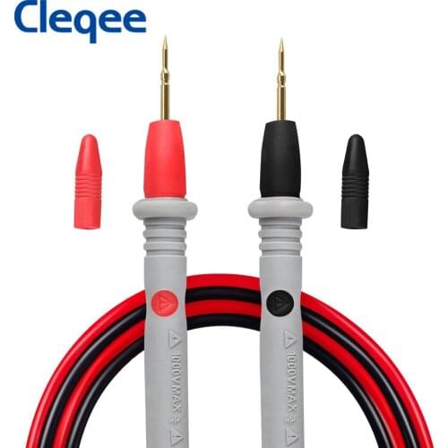 Cleqee Multimeter probes sharp needles test leads kits probe for digital multimeter cable feeler for multimeter 4mm Banana plug