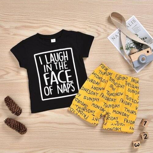 Childrens Clothing Baby Clothes Boy Sets Baby Boy Clothes Kids Suits Boys Baby Boy Suit Summer Letters Printing Design Suits