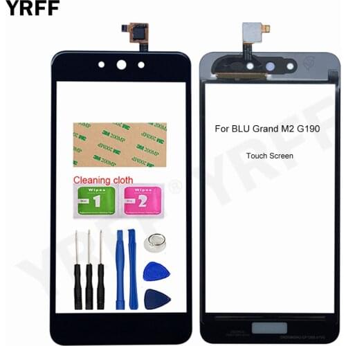 For BLU Grand M2 G190 Touch Screen Digitizer Front Glass Panel Sensor Assembly Parts Replacement