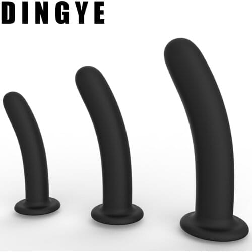 Erotic Silicone Dildo Anal Butt Plug Realistic Penis Strong Suction Cup Dick Toy for Adult G-spot Orgasm Sex Toys for Woman
