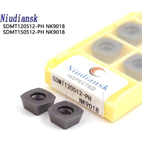 SDMT120512 SDMT150512-PH NK9018 Milling Inserts Carbide Turning Tool CNC Lathe Cutter Tools Milling-Cutter for stainless steel