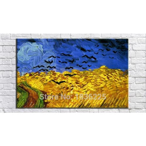 Van Gogh famous paintings pictures birds landscape paintings on canvas for living room decoration painting on canvas art