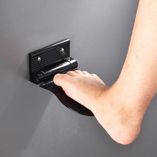 Multipurpose Bathroom Pedal Shower Room Wall Mounted Anti-Slip Aluminum Safety E5BE