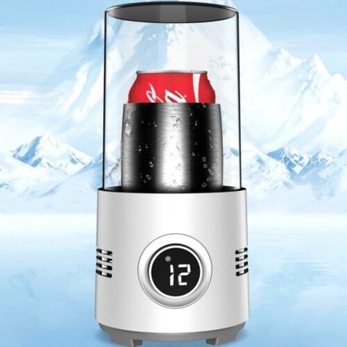 Fridge Drink Cooler Cup Quick Frozen Drink Cooler Portable Refrigerator Rapid Cooling Heating Cup Milk Refrigeration Heating