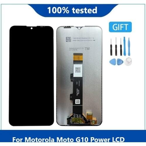 Original For 6.5" Motorola Moto G10 Power LCD Display PAMR0002IN Touch Screen Digitizer Glass Panel For Moto G10 Power LCD