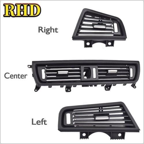 RHD Front Row Wind Left/Center/Right/Rear Air Conditioning Vent Grill Outlet Panel Plate For BMW 5 Series F10 F18