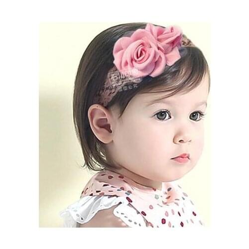 Kid newborn baby girls headband elastic hair head bands wraps Flower headbands turbante accessories headwrap 2016