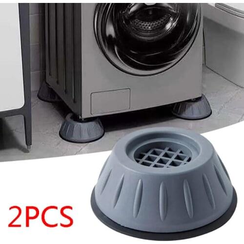 2Pcs Washing Machine Anti-vibration Mute Protection Mat Universal Anti-skid Foot Pad Dryer Bath Mats Bathroom Tool