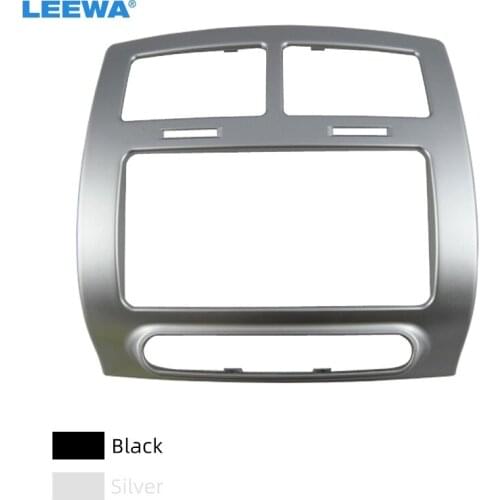 LEEWA Car 2DIN CD/DVD Audio Stereo Fascia Frame Plate For Toyota IST 2007-2016 Radio Dash Panel Frame Trim Kit #CA4910