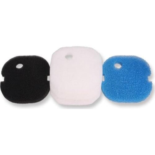 Compatible Foam Filter Pad Set for AquaOne Aqua One AQUIS 700/750 and 500/550 (3x White Wool, 1x Black Fine and 1x Blue Coarse)