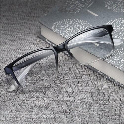 Zerosun Glass Reading Glasses Men Women HD Crystal Lens Anti Scratch Diopter Eyewear +100 150 200 250 300 350