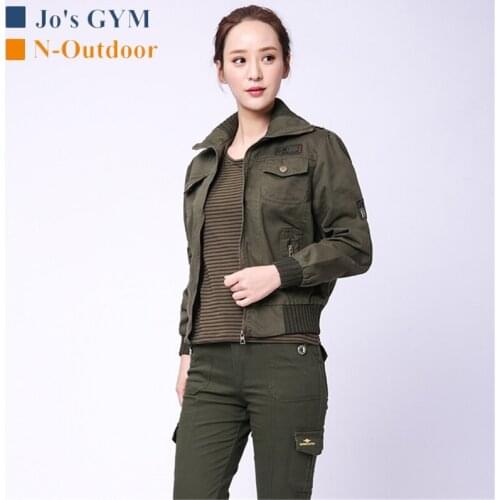 Tactical Military Jacket Women Plus Size Multi-pocket Wear Resistant Training Coats Outdoor Camouflage Climbing Trekking Jackets