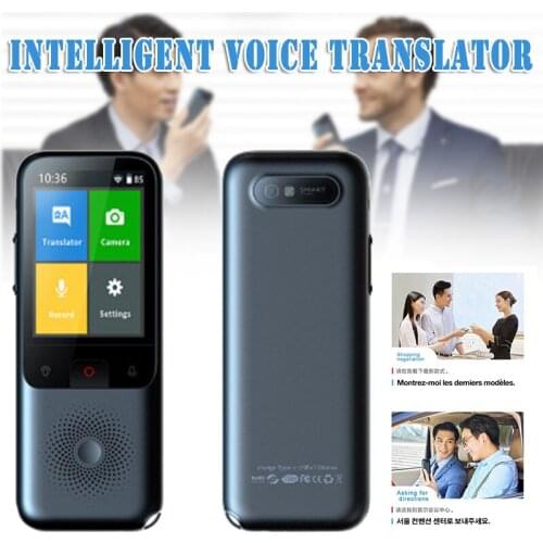 Language Translator Device Portable 138 Languages Two-Way WiFi/Offline Translation Supports Voice/Text/Recording PUO88