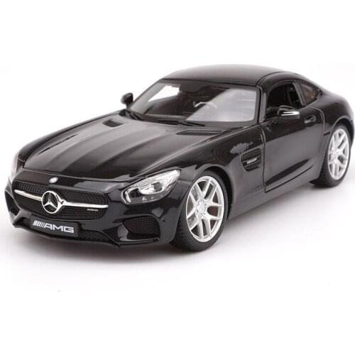 1:18 Scale Simulated Sport Alloy Car Model Toys For Benz Amg Gt Car Model With Suspension Steering Wheel Control With Box