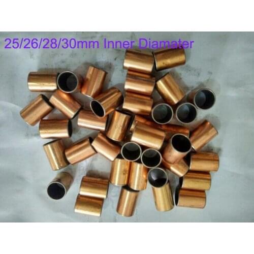 10Pcs SF-1 Self Lubricating Composite Bearing Bushing Sleeve 25/26/28/30mm Inner Diamater (Inner Dia. X Outer Dia. X Height)