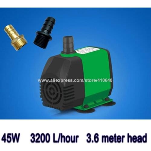 45W 3.6 m Head 3200 L Per Hour Submersible Pump for CNC Router Spindle Recycling Water Cooling Pump For CNC and Laser Machine