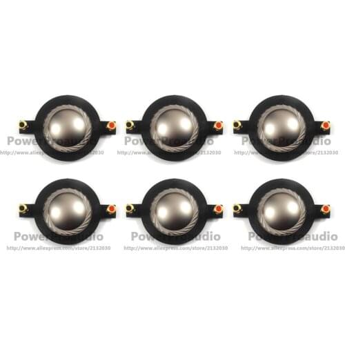 6pcs Quality Replacement Diaphragm for B&C DE45-8 Driver, B&C MMD45, 44.4mm 8 Ohm Flat wire
