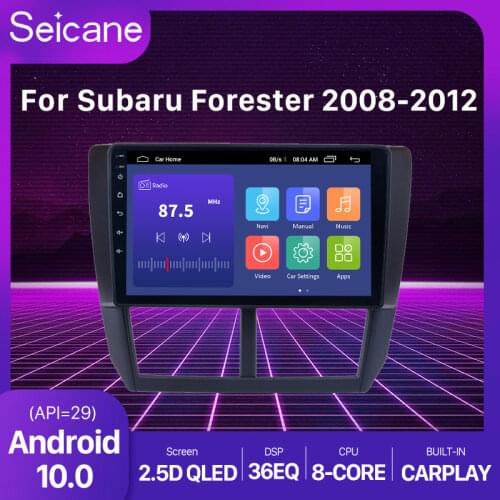 Seicane 9 Inch 2din Android 9.0 Car Radio For 2008 2009 2010 2011 2012 Subaru Forester GPS Audio Head Unit Multimedia Player