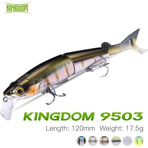 Kingdom Isca Artificial Fishing Lure 120mm 17.5g Jointed Hard Swimbait Carretilla Pesca For Pike Fishing Trolling Trout Lure