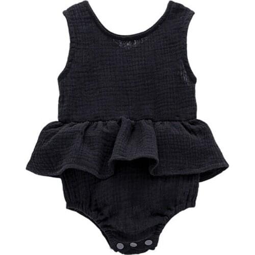 Newborn Baby Girl Ruffle Romper Tutu Summer Jumpsuit Sunsuit Outfits Clothes Baby Clothing