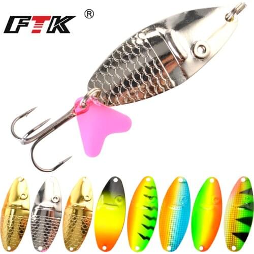 1PC 8 Colors 21g/28g/35g Metal Spinner Fishing Lure Hard Baits Spoon With #1-1/0# Hook Sequin Paillette Wobbler Pesca Tackle