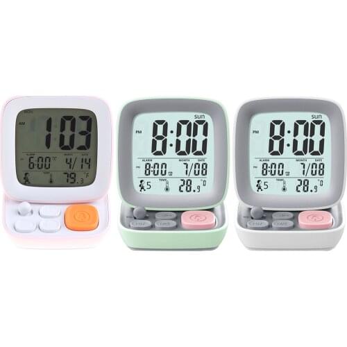 Desktop Clock Timer for Children Students Large Screen Digital Display with Backlit Countdown Loud Time Management Alarm Clock