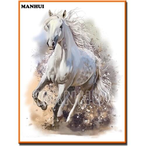 New Diy Diamond Painting full square rhinestones full diamond Pentium horse Living room craft painting Home Decoration MH515