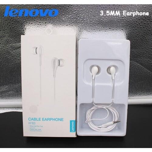 Lenovo 3.5MM Wired Headsets Universal HF160 3.5 Jack Stereo In-Ear Earphone With Microphone For VIBE P1 P2 ZUK Z3 Z2 Z6 Pro Lite