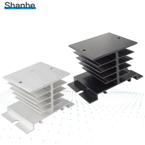 Heat Sink Heatsink for Single Phase SSR Solid State Relay ,80mmx50mmx50mm