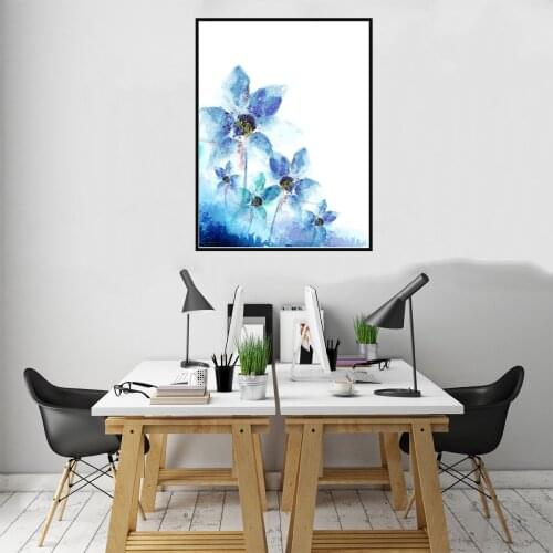 Modern Prints Plant Leaf Art Posters Prints Watercolor Flower Poster Canvas Print Painting Wall Art Living Room Home Decoration