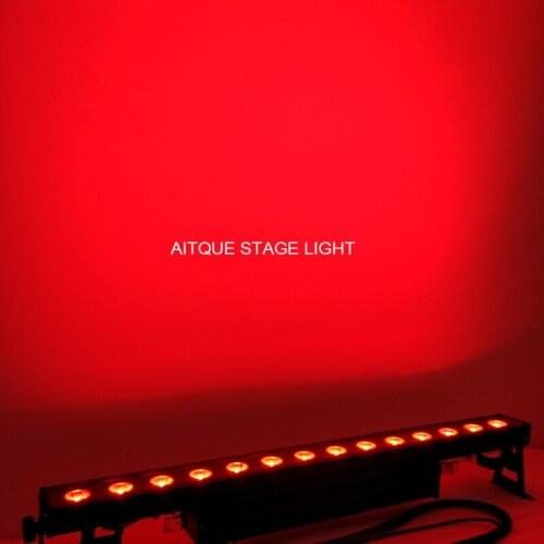 6lot Led effect strip dmx rgb led cob led 110v bar 14x30w led wall light outdoor running lights ip65 wall washer